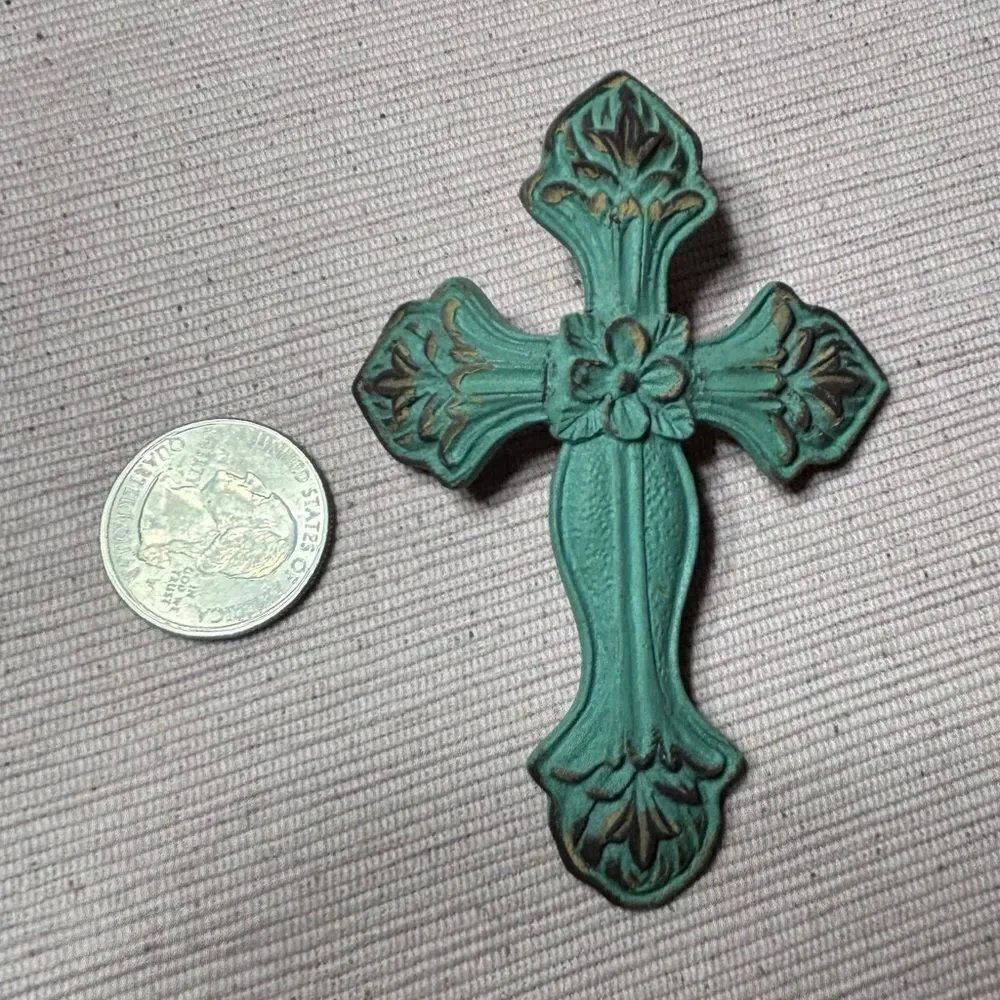 Elegant Cross Candle Decor Excellent Preloved Condition